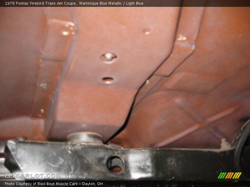 Undercarriage of 1978 Firebird Trans Am Coupe