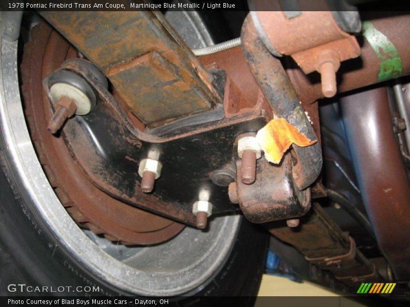 Undercarriage of 1978 Firebird Trans Am Coupe