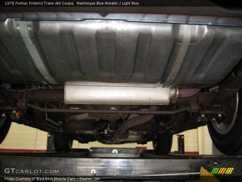 Undercarriage of 1978 Firebird Trans Am Coupe
