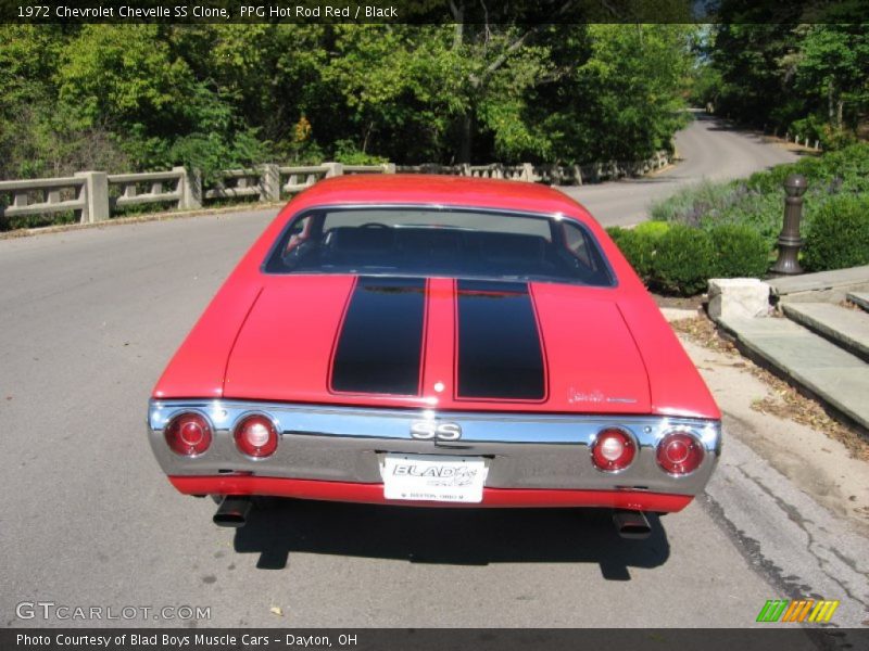 PPG Hot Rod Red / Black 1972 Chevrolet Chevelle SS Clone