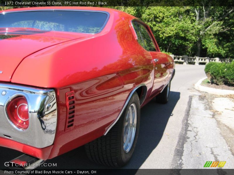 PPG Hot Rod Red / Black 1972 Chevrolet Chevelle SS Clone
