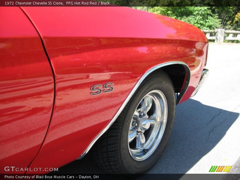 PPG Hot Rod Red / Black 1972 Chevrolet Chevelle SS Clone