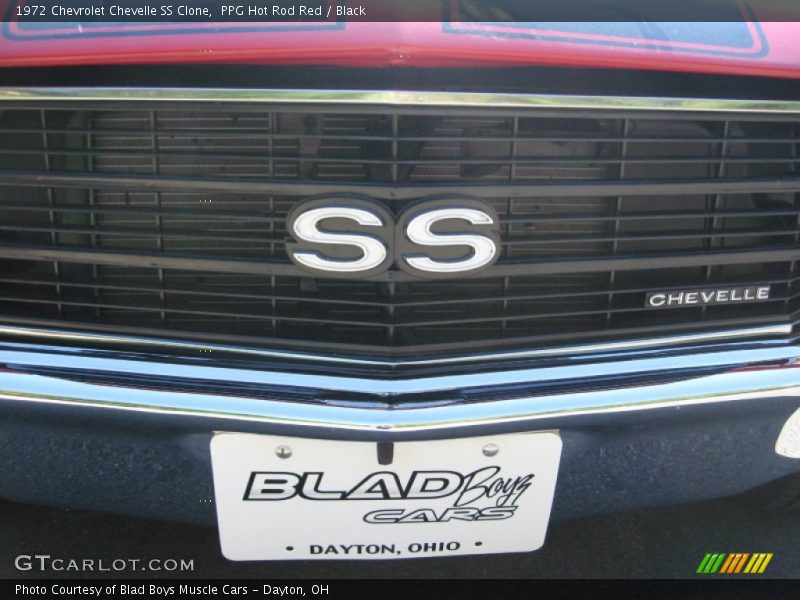 PPG Hot Rod Red / Black 1972 Chevrolet Chevelle SS Clone