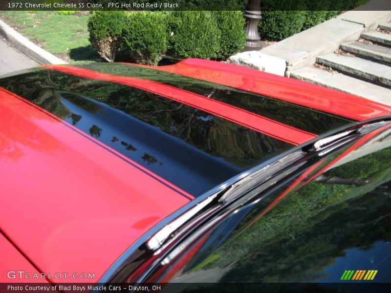 PPG Hot Rod Red / Black 1972 Chevrolet Chevelle SS Clone