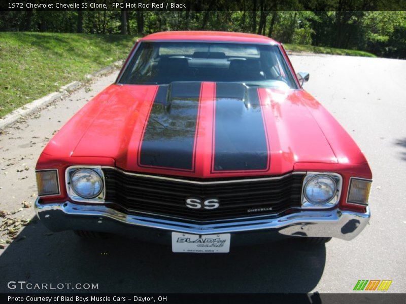 PPG Hot Rod Red / Black 1972 Chevrolet Chevelle SS Clone