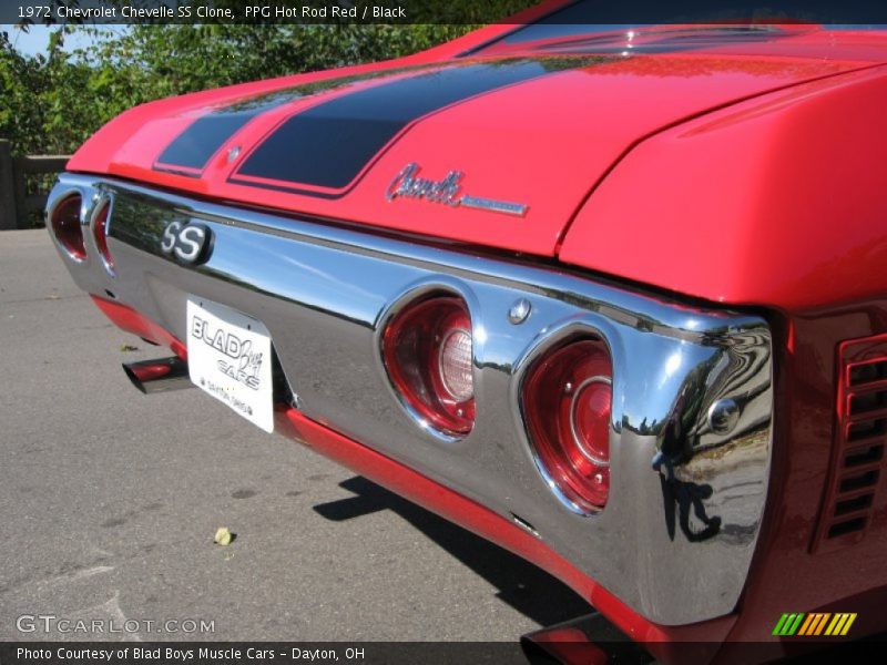 PPG Hot Rod Red / Black 1972 Chevrolet Chevelle SS Clone