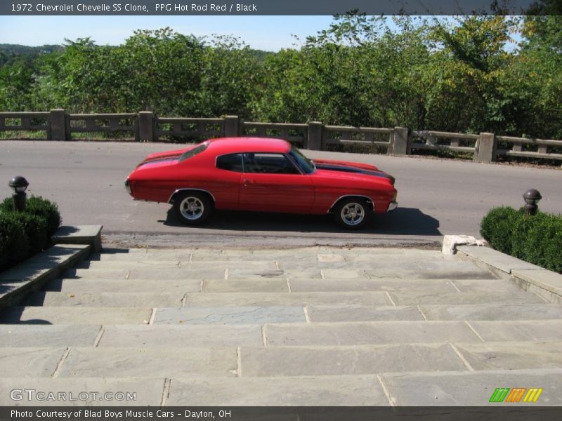 PPG Hot Rod Red / Black 1972 Chevrolet Chevelle SS Clone