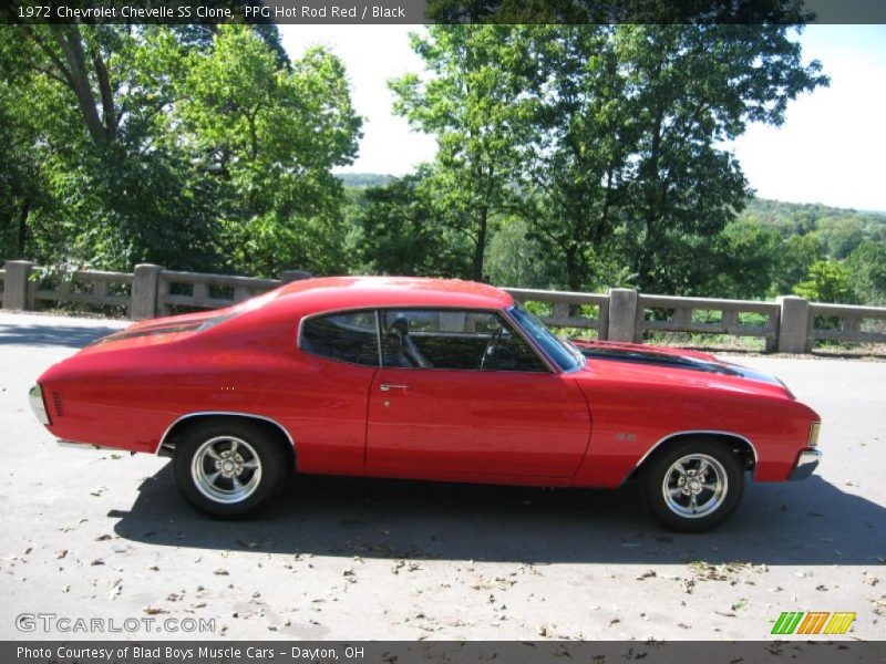 PPG Hot Rod Red / Black 1972 Chevrolet Chevelle SS Clone