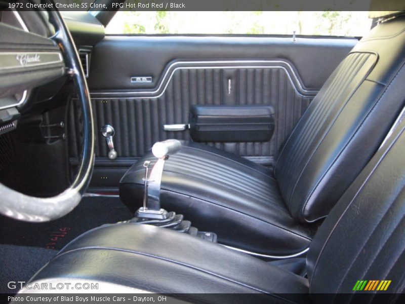  1972 Chevelle SS Clone Black Interior