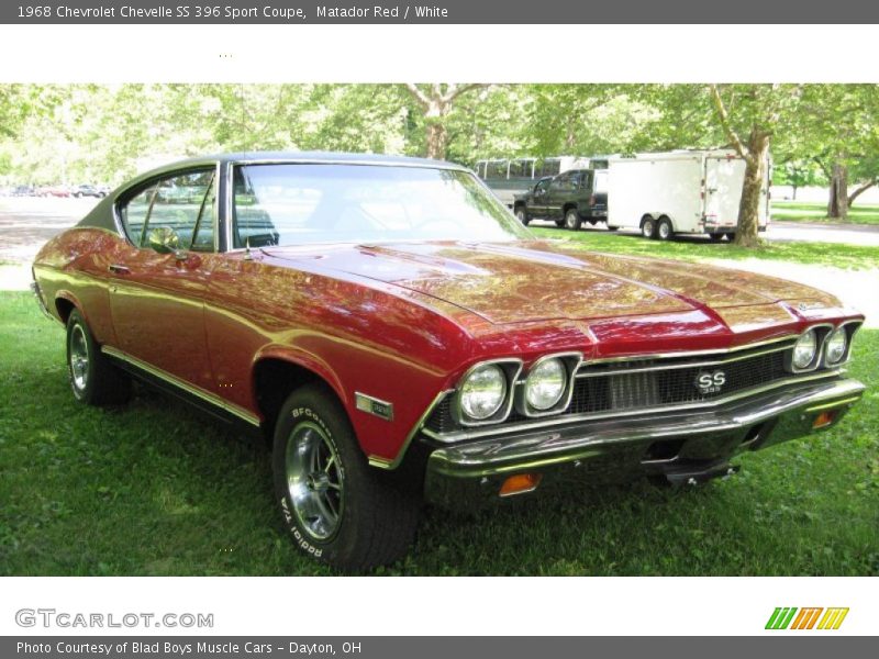 Front 3/4 View of 1968 Chevelle SS 396 Sport Coupe