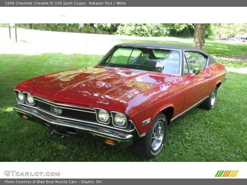 Front 3/4 View of 1968 Chevelle SS 396 Sport Coupe