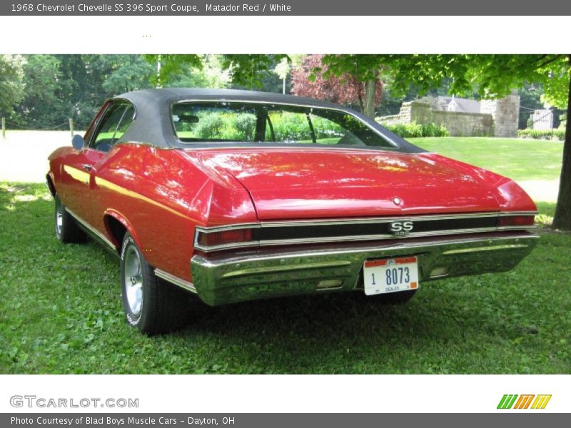 Matador Red / White 1968 Chevrolet Chevelle SS 396 Sport Coupe