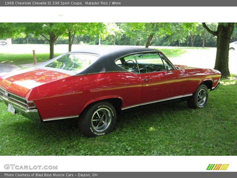 Matador Red / White 1968 Chevrolet Chevelle SS 396 Sport Coupe