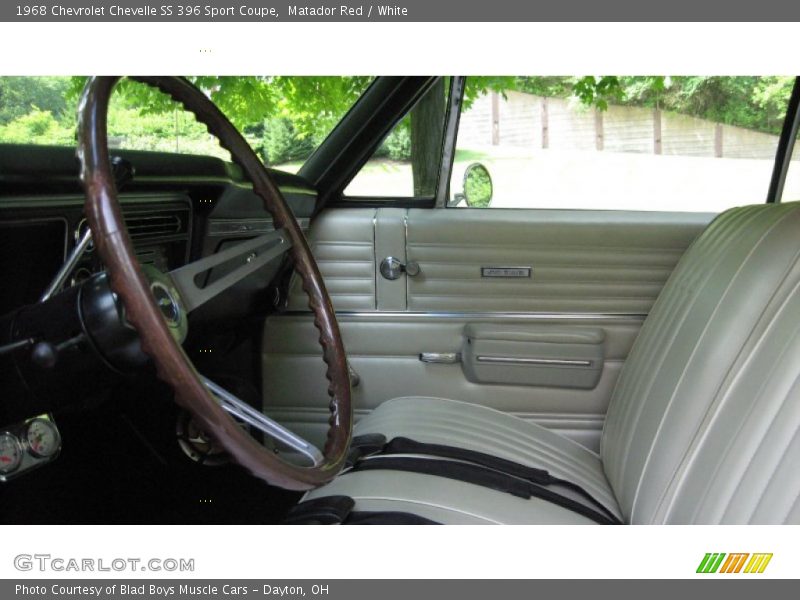  1968 Chevelle SS 396 Sport Coupe White Interior