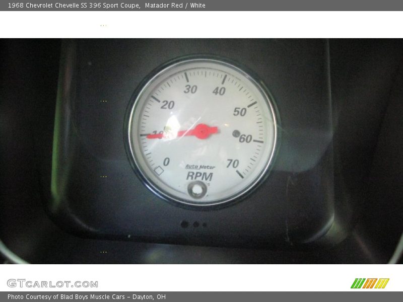 Matador Red / White 1968 Chevrolet Chevelle SS 396 Sport Coupe