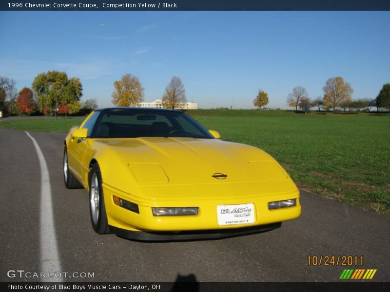 Competition Yellow / Black 1996 Chevrolet Corvette Coupe