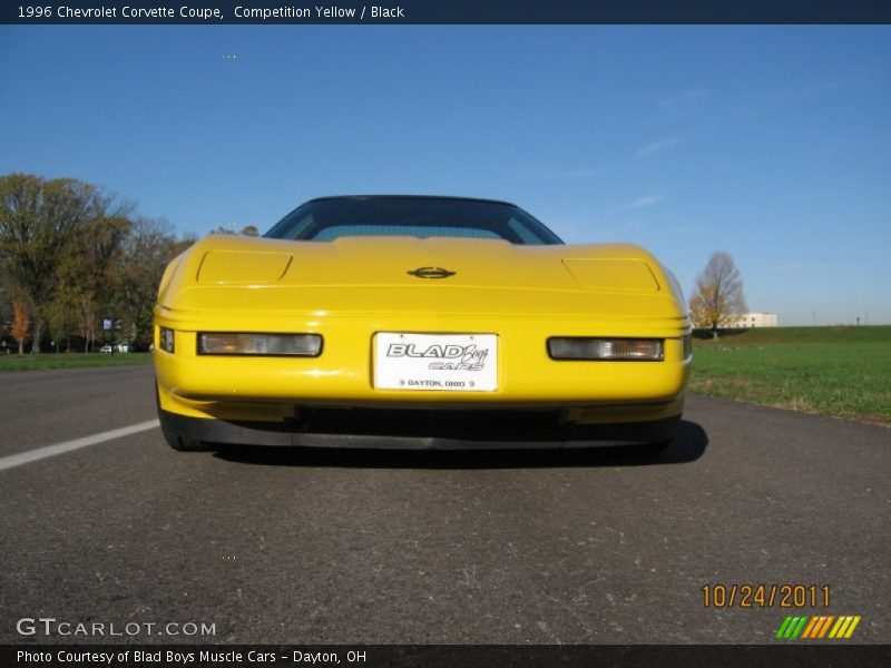 Competition Yellow / Black 1996 Chevrolet Corvette Coupe