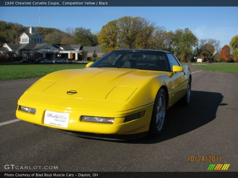 Competition Yellow / Black 1996 Chevrolet Corvette Coupe