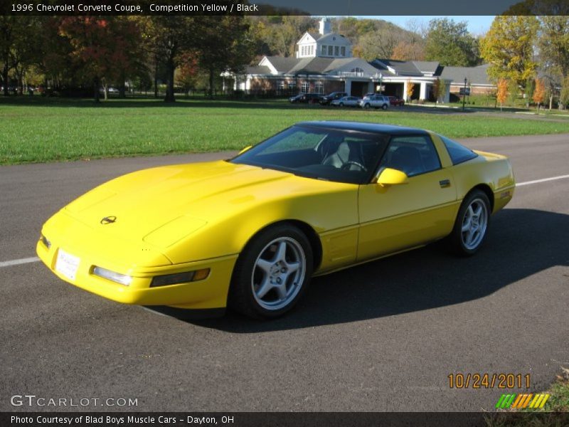 Competition Yellow / Black 1996 Chevrolet Corvette Coupe