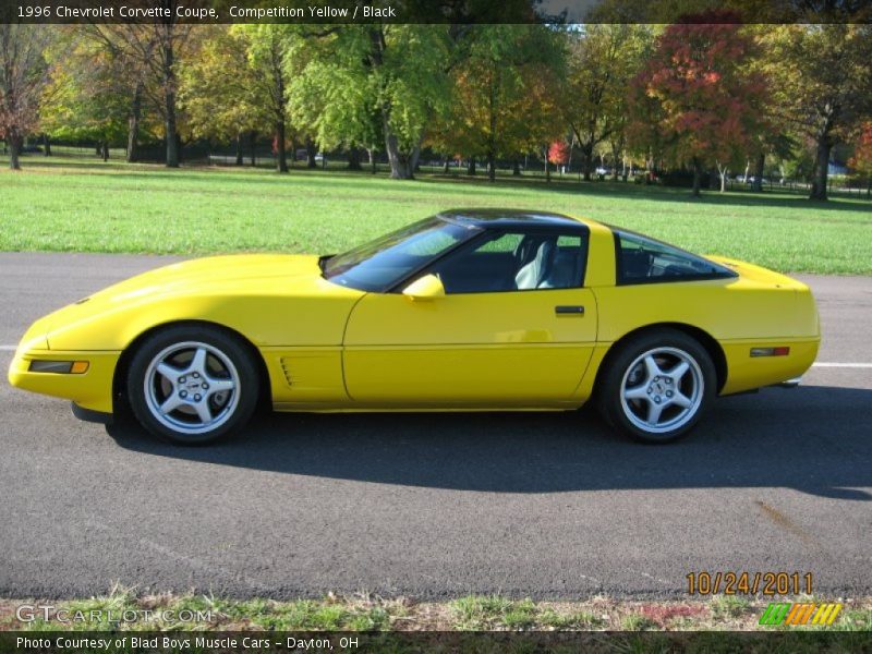 Competition Yellow / Black 1996 Chevrolet Corvette Coupe