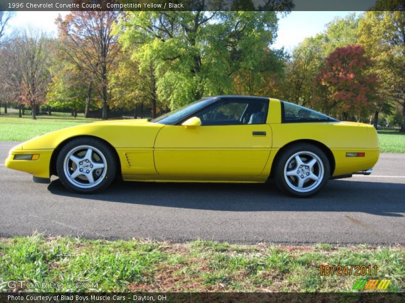  1996 Corvette Coupe Competition Yellow