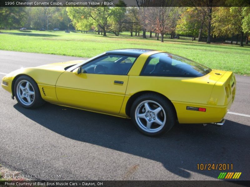 Competition Yellow / Black 1996 Chevrolet Corvette Coupe