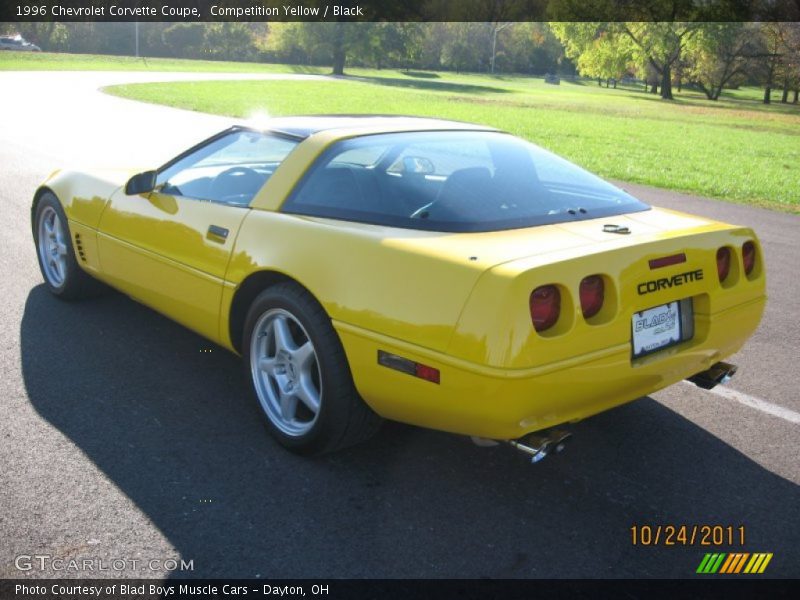 Competition Yellow / Black 1996 Chevrolet Corvette Coupe