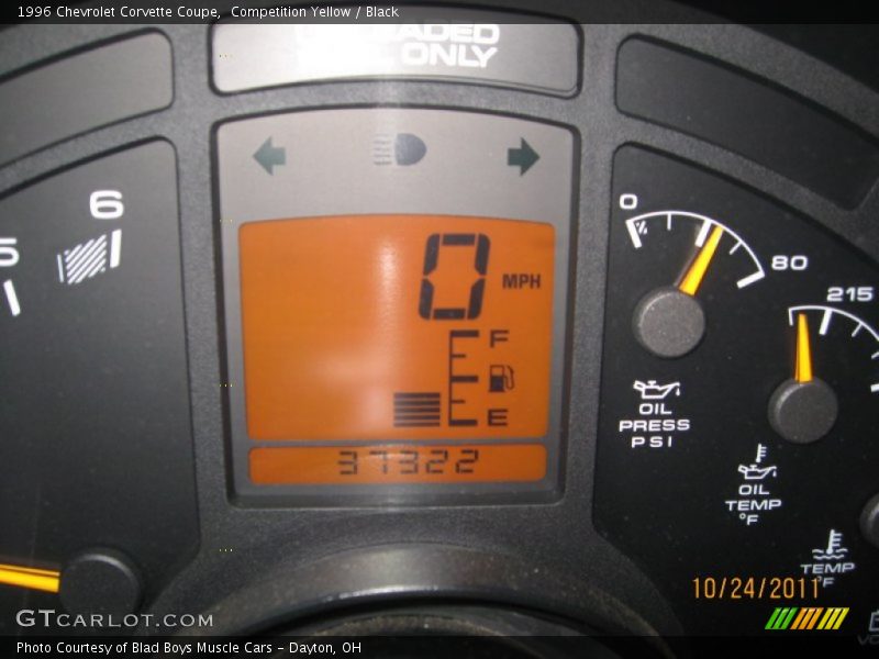  1996 Corvette Coupe Coupe Gauges