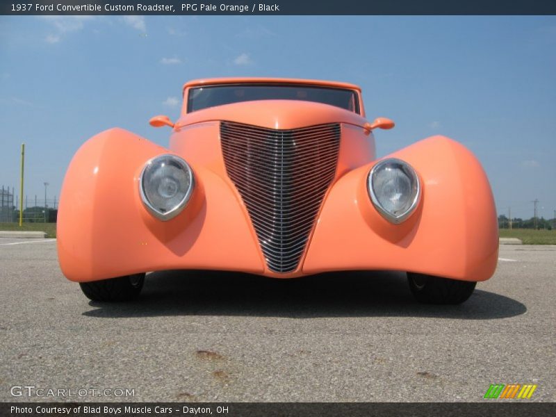 PPG Pale Orange / Black 1937 Ford Convertible Custom Roadster