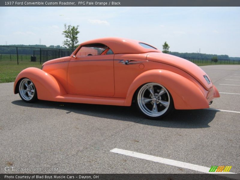 PPG Pale Orange / Black 1937 Ford Convertible Custom Roadster
