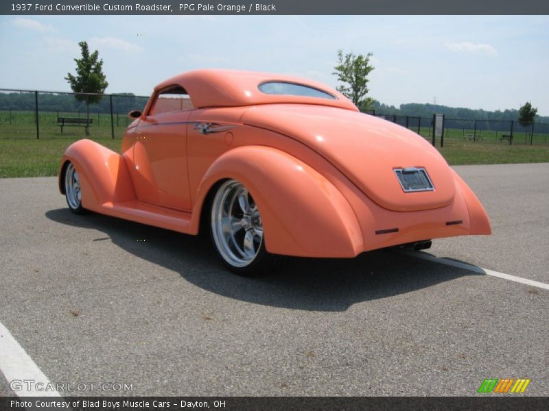PPG Pale Orange / Black 1937 Ford Convertible Custom Roadster