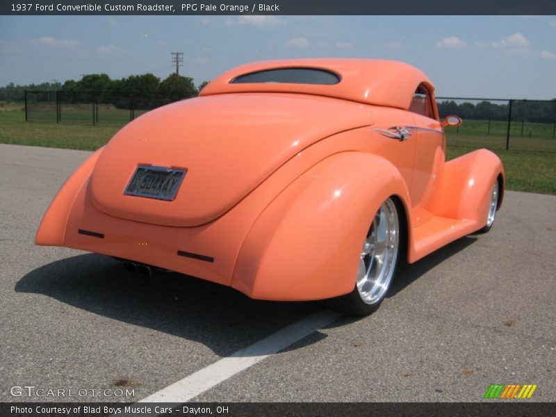 PPG Pale Orange / Black 1937 Ford Convertible Custom Roadster
