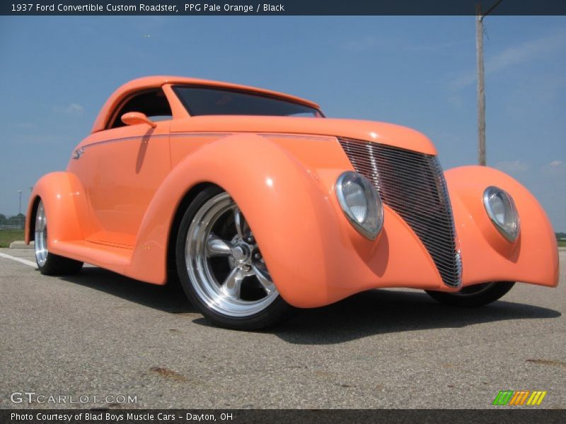 Front 3/4 View of 1937 Convertible Custom Roadster
