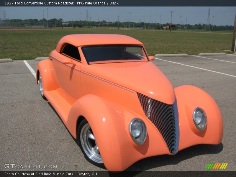 PPG Pale Orange / Black 1937 Ford Convertible Custom Roadster