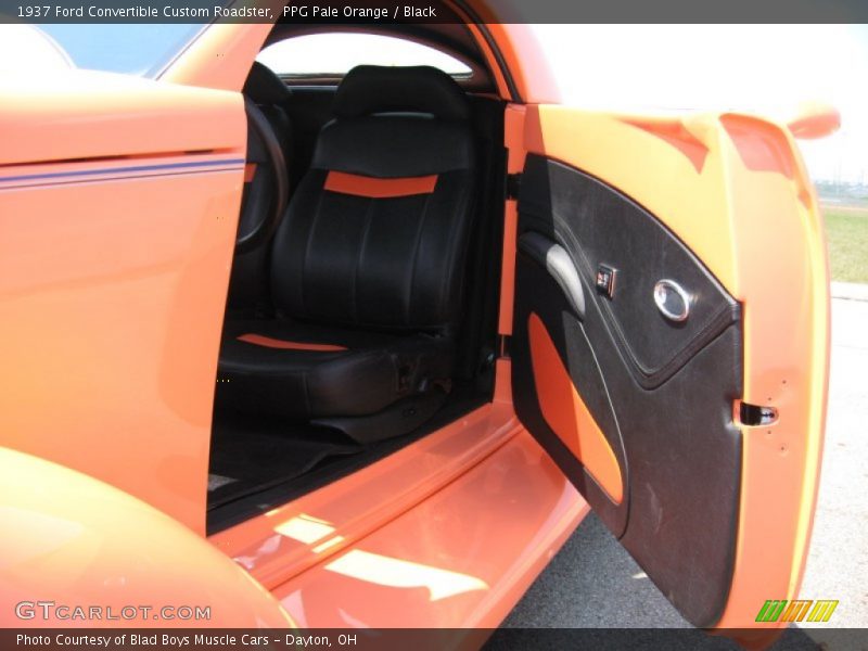 PPG Pale Orange / Black 1937 Ford Convertible Custom Roadster
