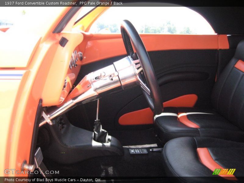 PPG Pale Orange / Black 1937 Ford Convertible Custom Roadster