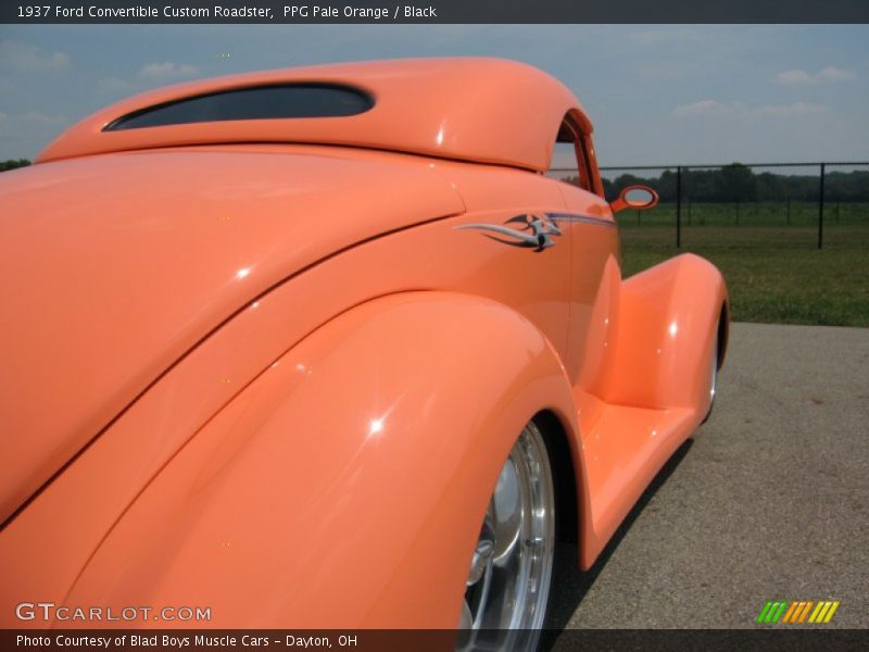 PPG Pale Orange / Black 1937 Ford Convertible Custom Roadster