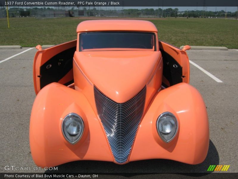 PPG Pale Orange / Black 1937 Ford Convertible Custom Roadster