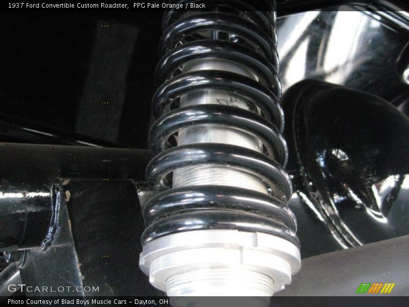 PPG Pale Orange / Black 1937 Ford Convertible Custom Roadster