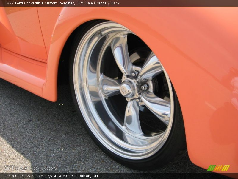 PPG Pale Orange / Black 1937 Ford Convertible Custom Roadster