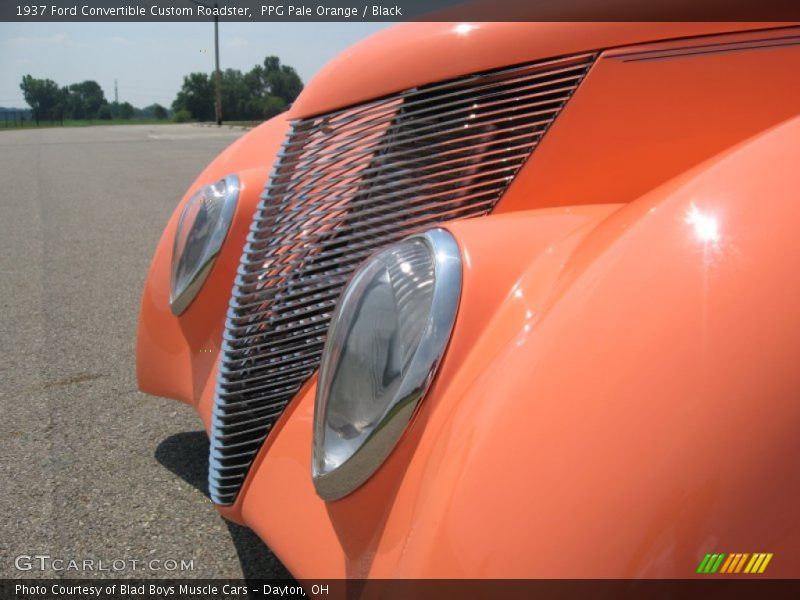 PPG Pale Orange / Black 1937 Ford Convertible Custom Roadster