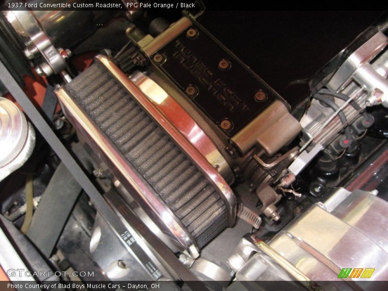 PPG Pale Orange / Black 1937 Ford Convertible Custom Roadster