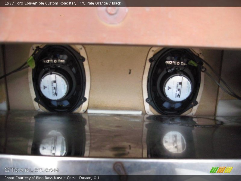 PPG Pale Orange / Black 1937 Ford Convertible Custom Roadster