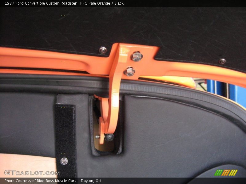 PPG Pale Orange / Black 1937 Ford Convertible Custom Roadster