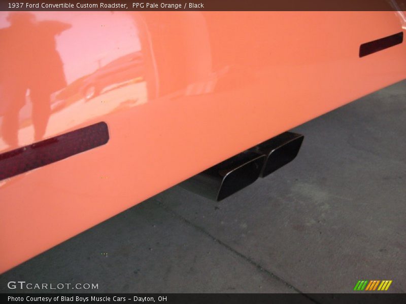 PPG Pale Orange / Black 1937 Ford Convertible Custom Roadster