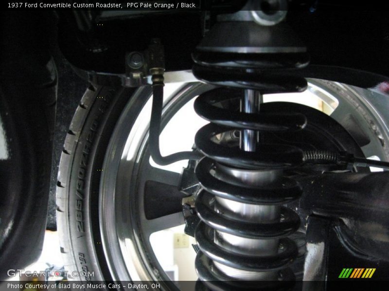 PPG Pale Orange / Black 1937 Ford Convertible Custom Roadster