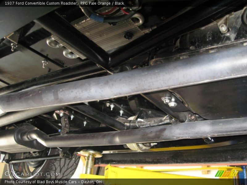 Undercarriage of 1937 Convertible Custom Roadster