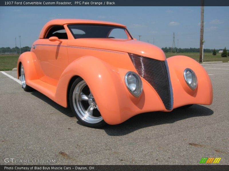 PPG Pale Orange / Black 1937 Ford Convertible Custom Roadster