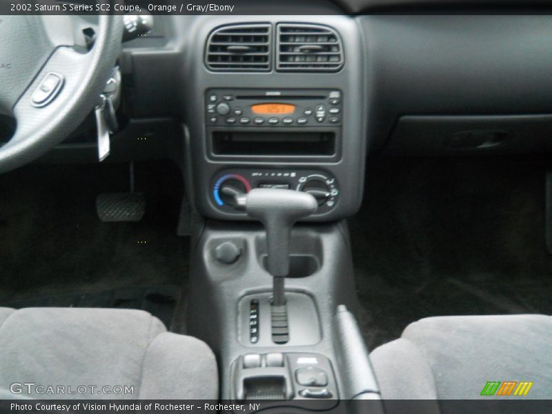 Orange / Gray/Ebony 2002 Saturn S Series SC2 Coupe