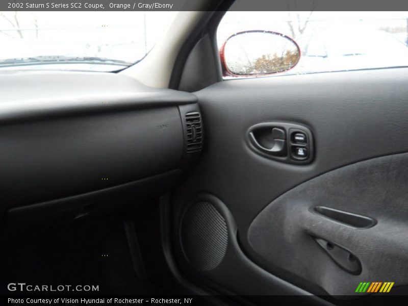 Orange / Gray/Ebony 2002 Saturn S Series SC2 Coupe